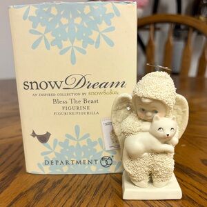 Department 56 SnowDream Angel Figurine - Bless the Beast